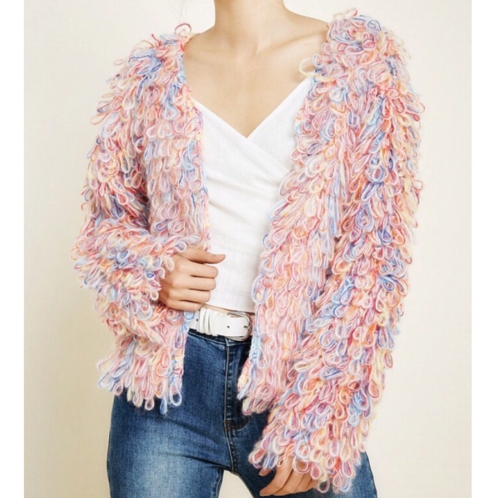 Colorful Fringe Sweater - Picture 2 of 7